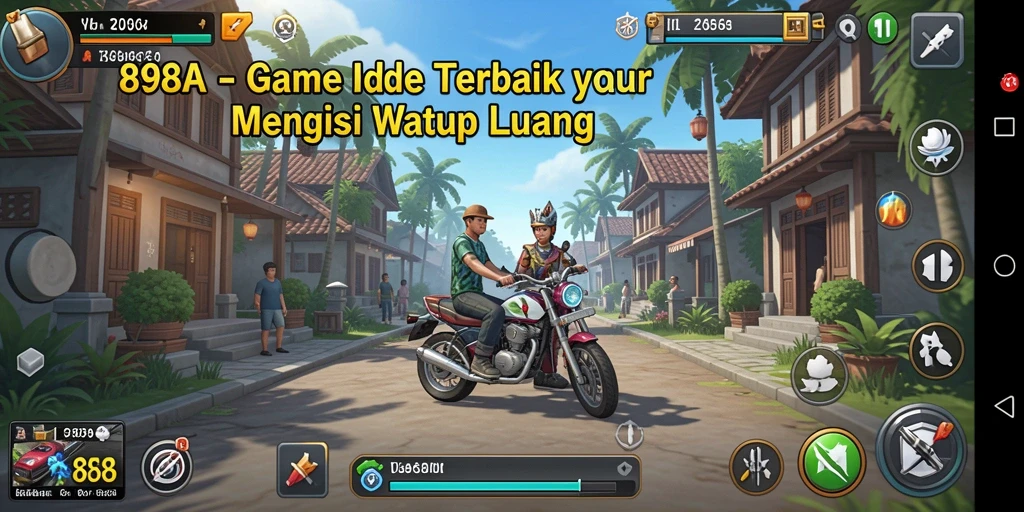 Tampilan menarik dari gameplay Idle 898A yang penuh warna.
