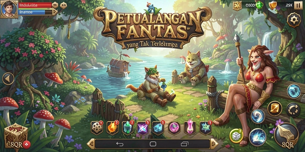 Tampilan menarik dari gameplay 8QR yang menyenangkan.