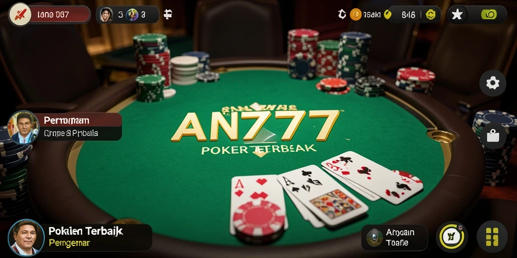 Gameplay Poker yang mendebarkan dan menantang di AN777.