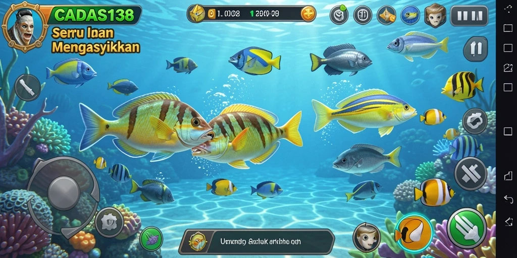 Tampilan gameplay Tembak Ikan yang menarik dan seru di CADAS138.