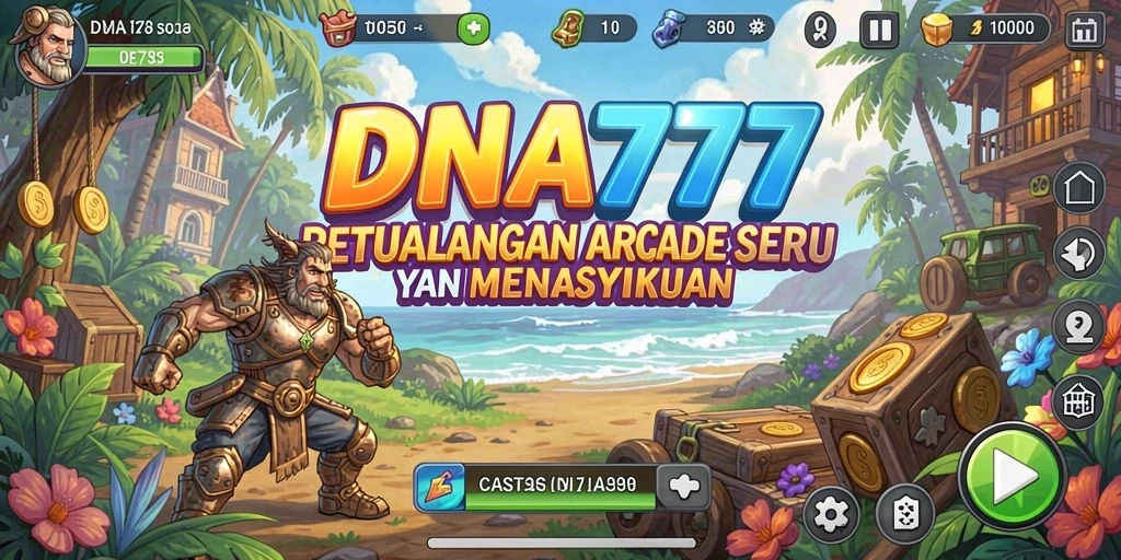 Tampilan gameplay seru dalam DNA777 yang penuh tantangan.