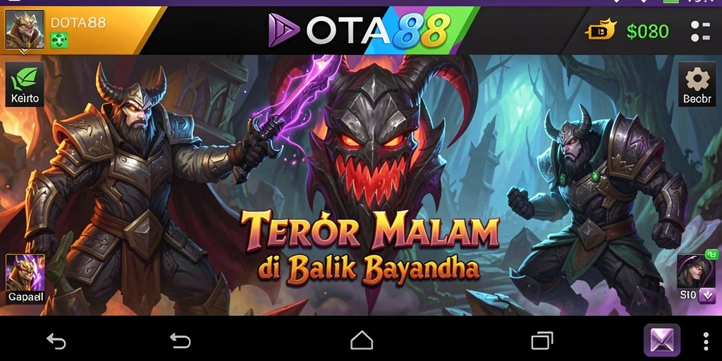 Tangkapan layar DOTA88 menampilkan gameplay yang mendebarkan dalam suasana horror.