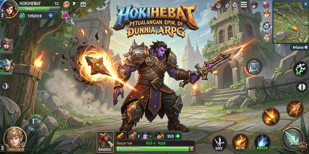 Tampilan menarik dari gameplay HOKIHEBAT yang penuh aksi.