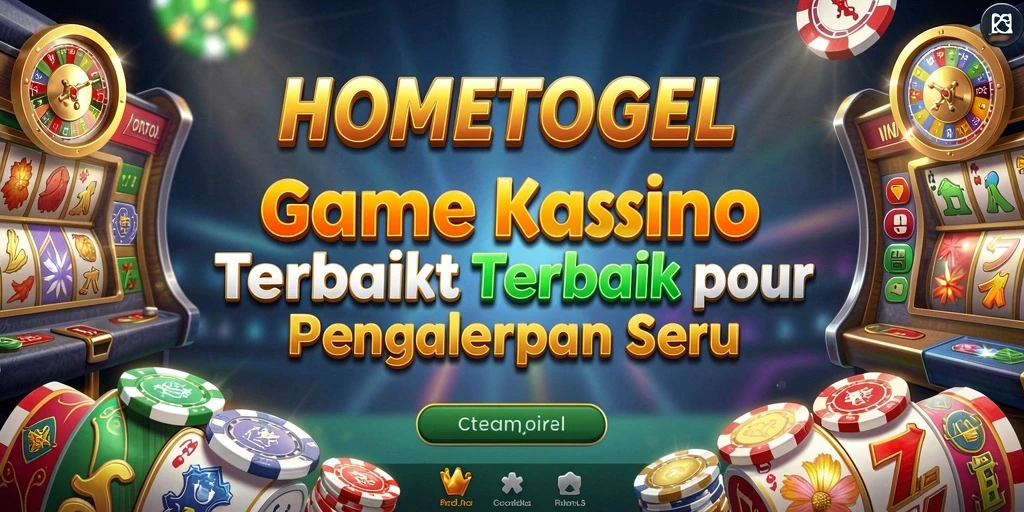 Tampilan gameplay HOMETOGEL yang mengasyikkan dengan nuansa kasino.