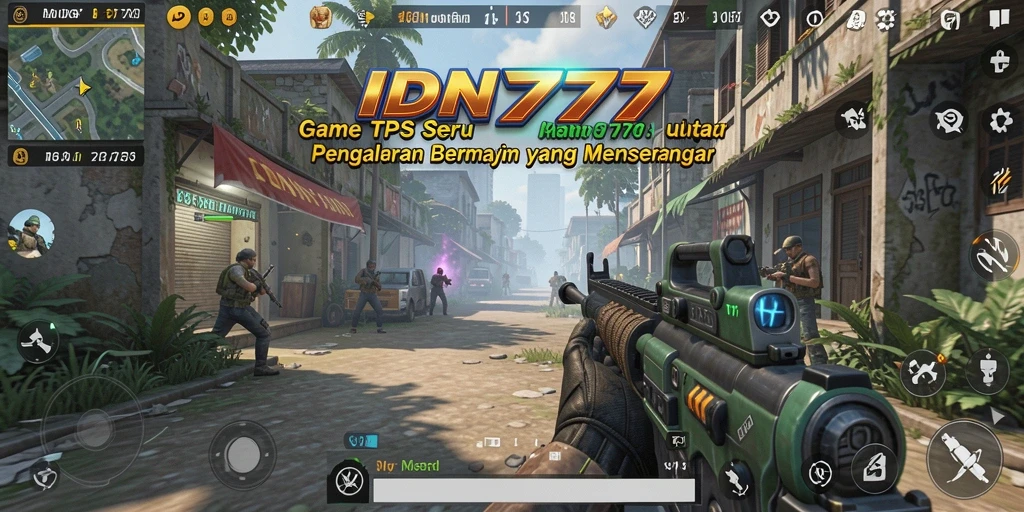 Gameplay seru dalam IDN777 dengan aksi tembak-tembakan yang intens.
