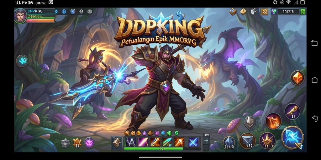 Tampilan gameplay IDPKING yang mengesankan di dunia MMORPG.