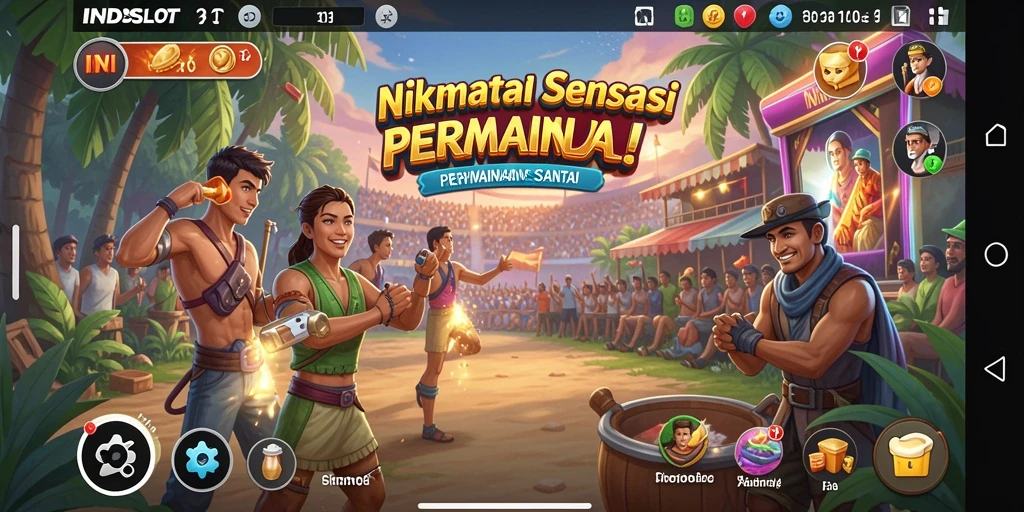Tangkapan layar dari gameplay menarik di INDSLOT.