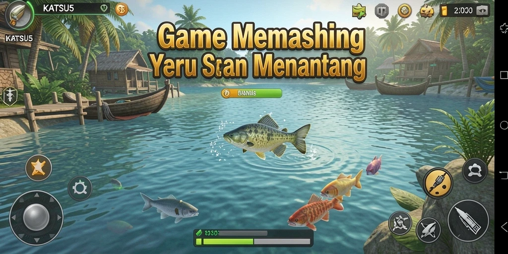 Tangkapan ikan yang memukau dalam gameplay KATSU5.