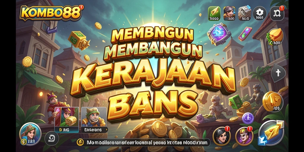 Screenshot utama KOMBO88 menampilkan gameplay menarik dalam membangun bisnis Tycoon.