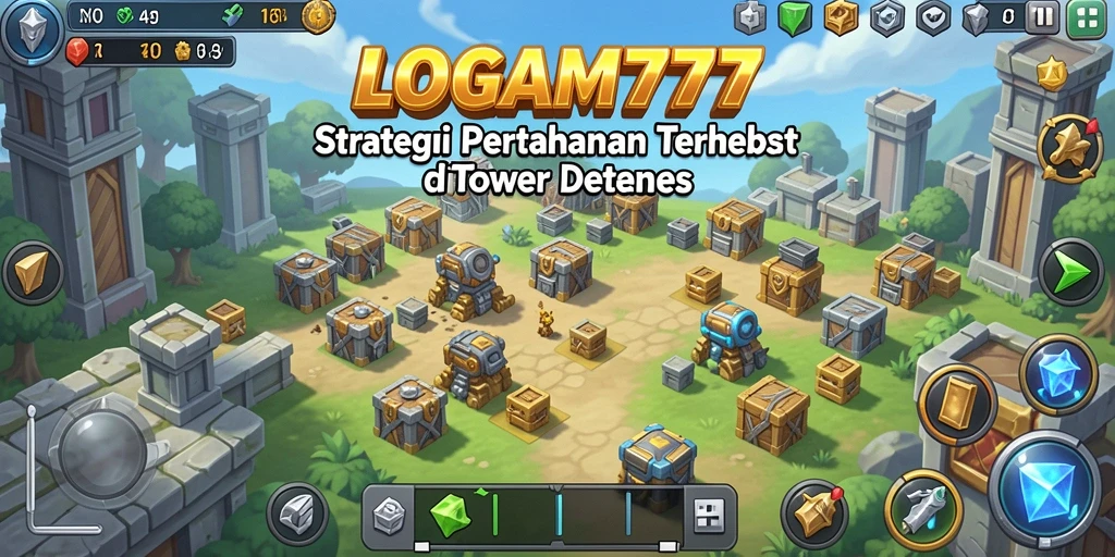 Gameplay seru LOGAM777 dalam aksi Tower Defense yang menegangkan.