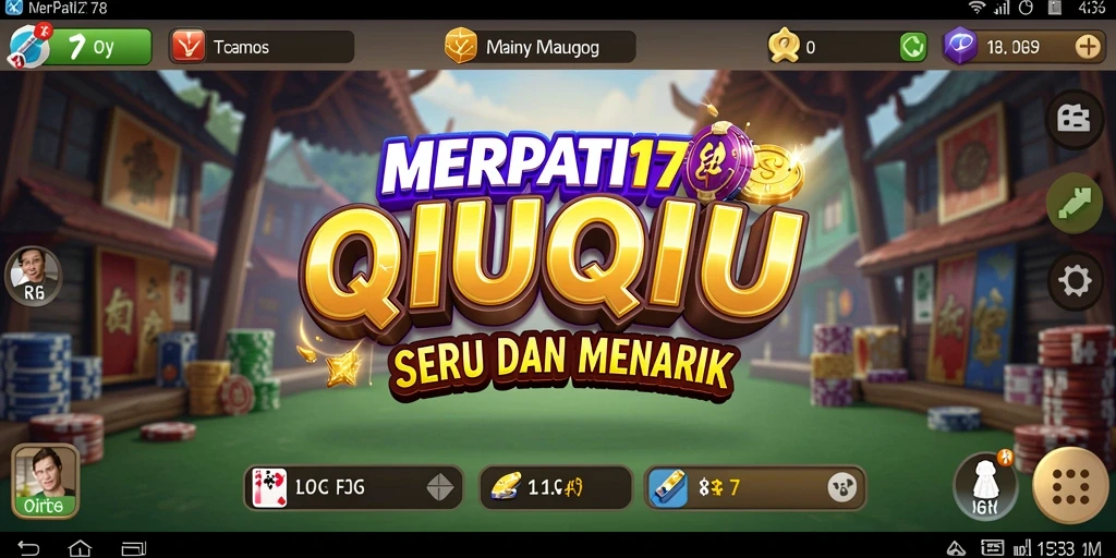 Tampilan gameplay QiuQiu yang menarik di MERPATI178.