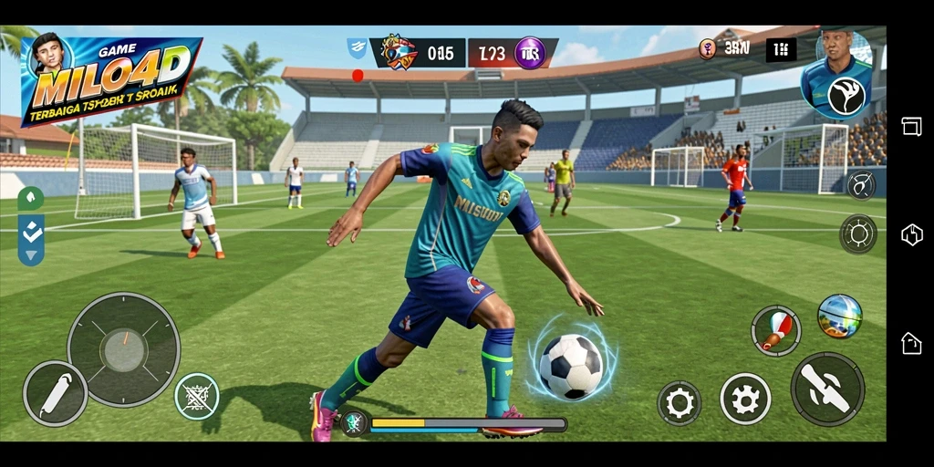 Screenshot gameplay <strong>MILO4D</strong> yang seru dengan aksi olahraga yang mendebarkan.