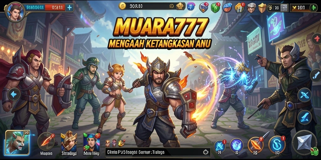 Menampilkan pertempuran strategis yang seru di MUARA777.