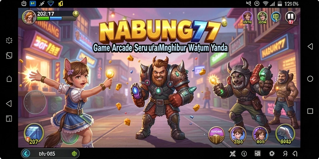 Tampilan gameplay seru dari NABUNG77 yang mengasyikkan.