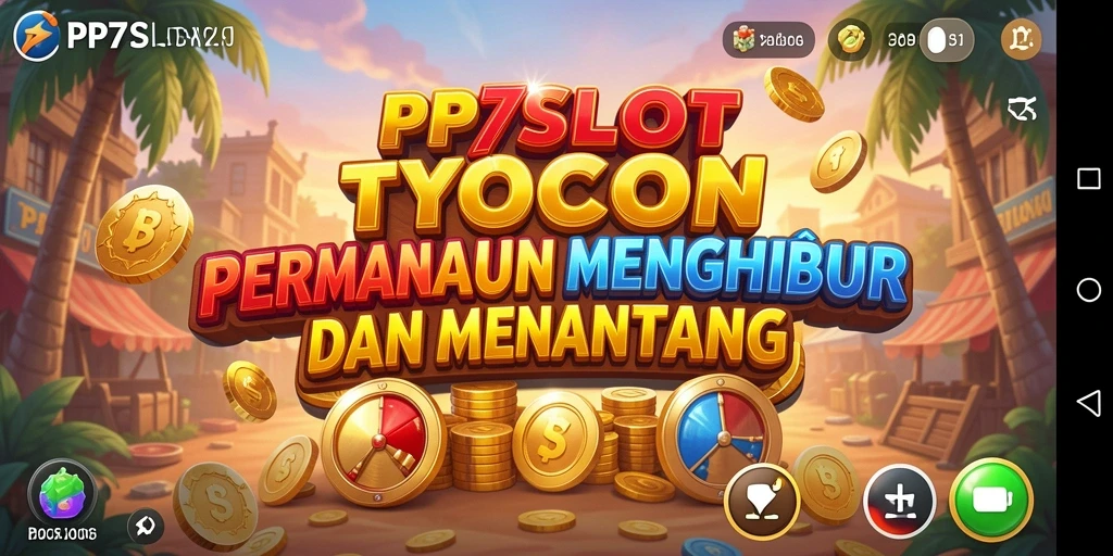 Screenshot utama PP7SLOT menampilkan antarmuka kasino yang menakjubkan.