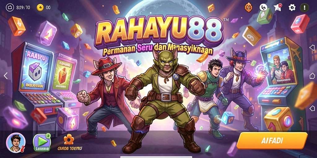 Screenshot RAHAYU88 menampilkan aksi gameplay seru dan penuh warna.
