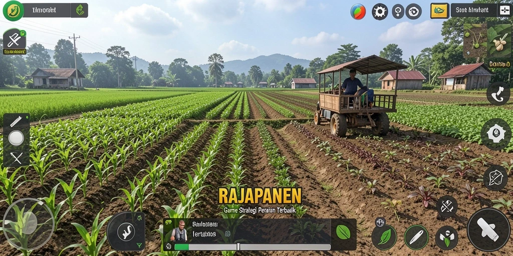Tampilan menarik dari gameplay RAJAPANEN yang seru.