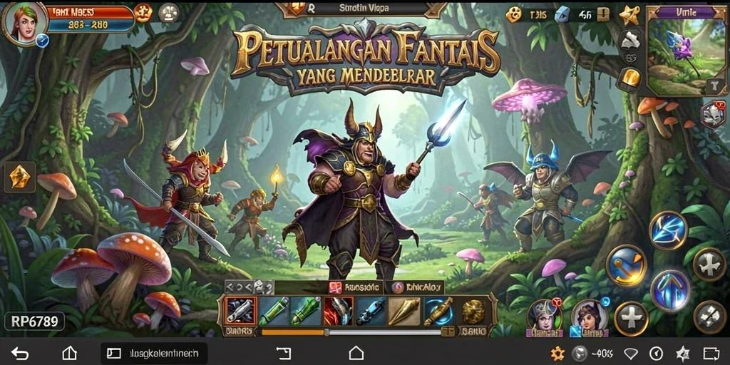 Tampilan gameplay menakjubkan dari RP6789 yang penuh aksi.