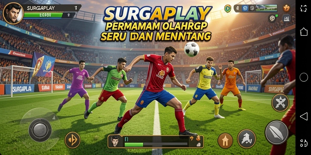 Tampilan gameplay SURGAPLAY yang mendebarkan dan penuh aksi.