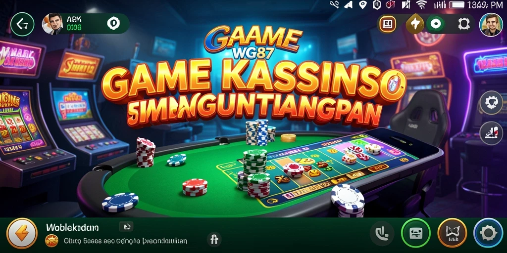 Tampilan gameplay Kasino yang menakjubkan di WG87.