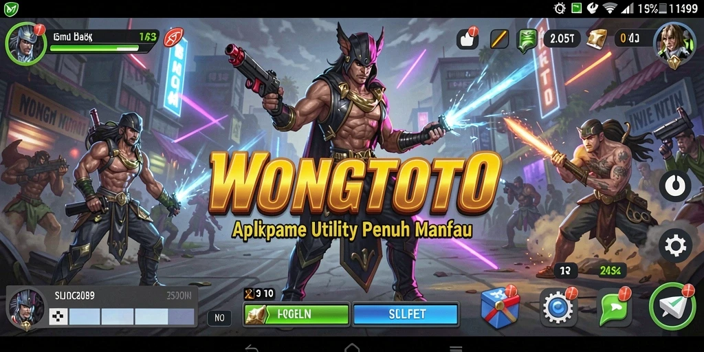 Tampilan antarmuka WONGTOTO yang menarik dan mudah digunakan.